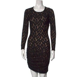 ALC LACE PATTERN KNEE LENGTH DRESS